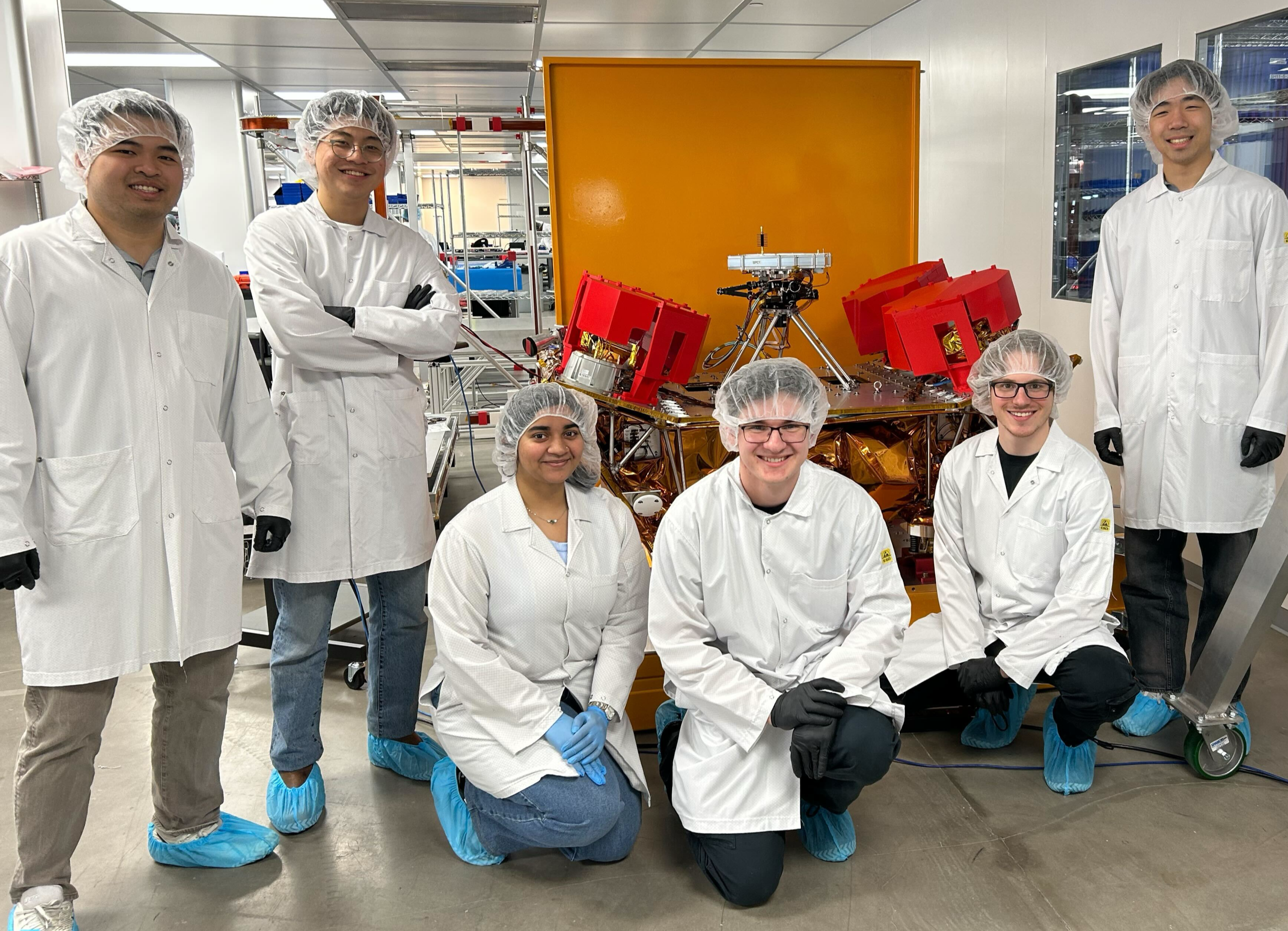 Working on satellites